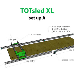 TOTsled XL router sled system