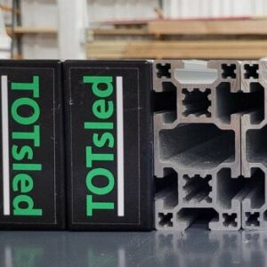 End cap for 40×80 aluminum profile